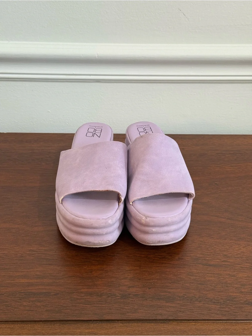 Lavender Platform Sandals - Women 7